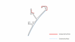 Lumines profile type LOGI lacquered white, 1 m
